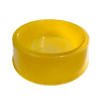COMEDERO REDONDO MEDIANO C/ BRILLANTINA AMARILLO