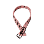Collar Simple Huellitas Rosa