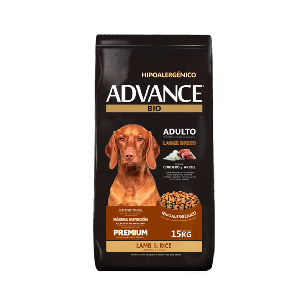 ADVANCE ADULTO CORDERO Y ARROZ x15 KG