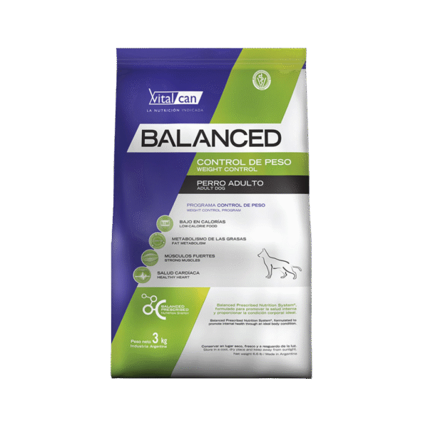 VITAL CAN BALANCED CONTROL PESO x20 KG