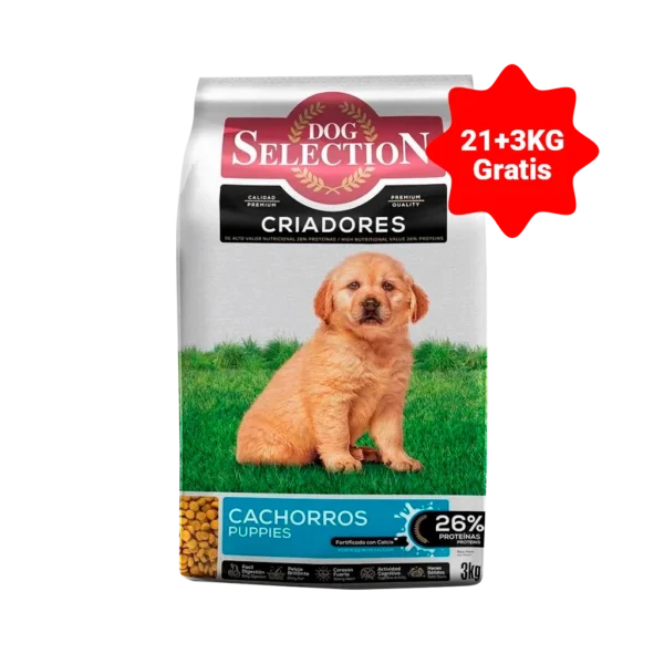 DOG SELECTION CACHORRO x21 + 3KG