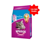 WHISKAS PESCADO x10 +1KG
