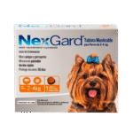 NEXGARD TABLETA MASTICABLE 2-4 KG