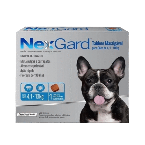 NEXGARD TABLETA MASTICABLE 4-10 KG