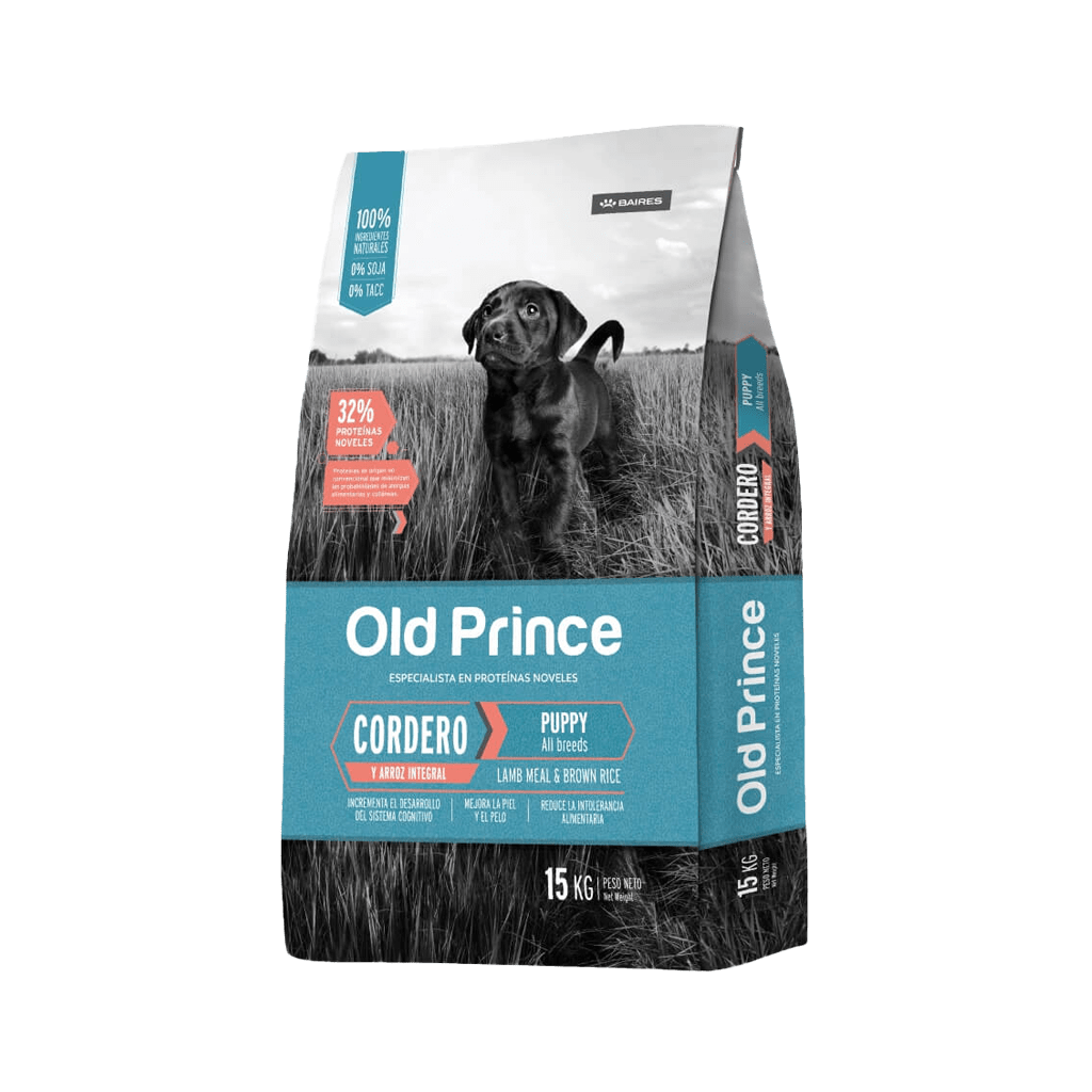 oldprince_puppy OLD PRINCE CORDERO NOVEL JUNIOR x15 KG - Imagen 1