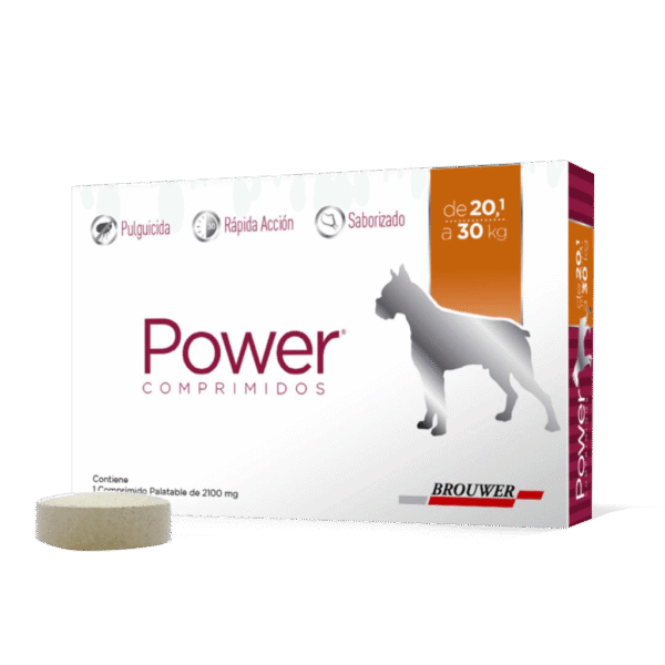 POWER COMPRIMIDOS PERRO 20 a 30