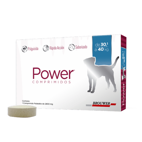 POWER COMPRIMIDOS PERRO 30 a 40