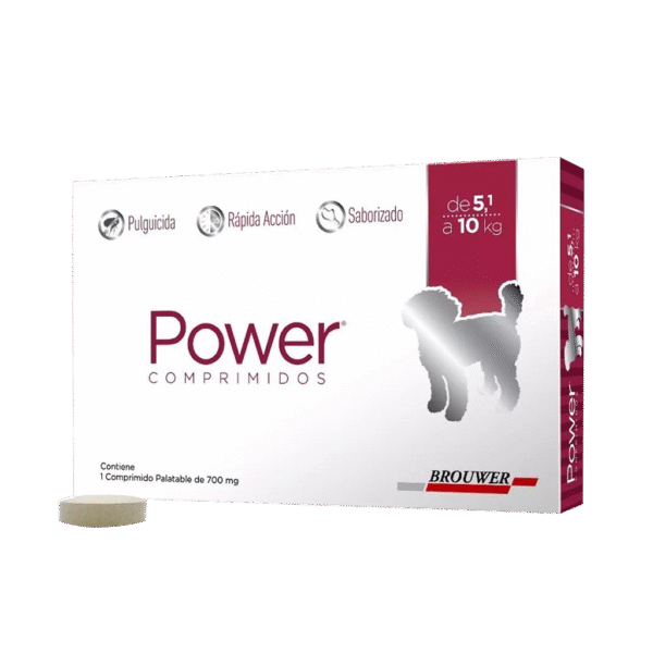 POWER COMPRIMIDOS PERRO 5 a 10