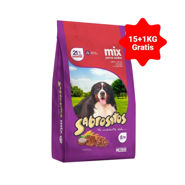 SABROSITOS ADULTO MIX x15 + 1 KG BONUS