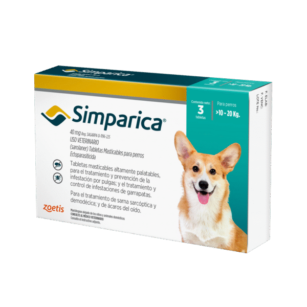 SIMPARICA 10-20 KG