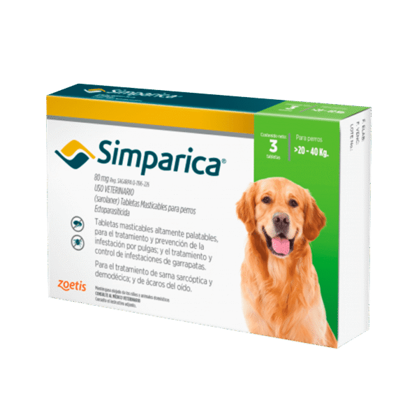 SIMPARICA 20-40 KG