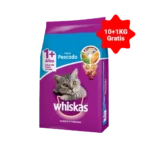 WHISKAS PESCADO x10 + 1KG