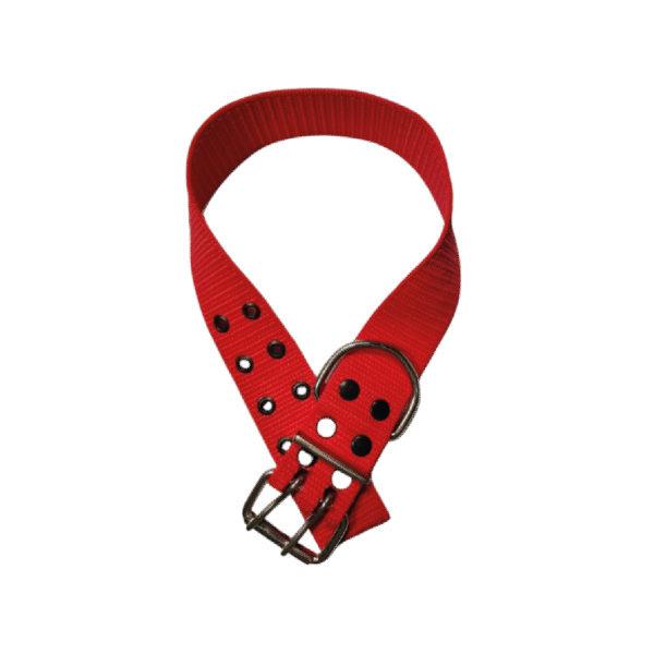 Collar Nato Doble Hebilla Rojo