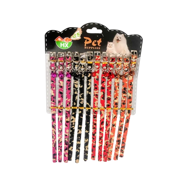 COLLAR PARA GATO CUERINA CON CASCABEL