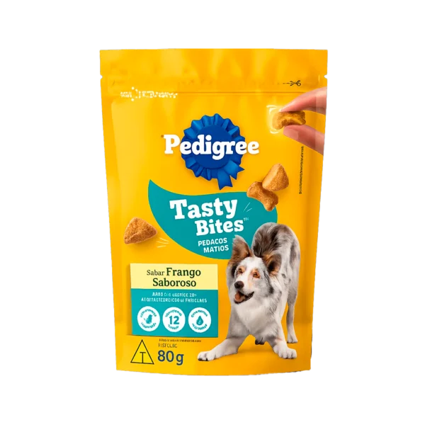 PEDIGREE BOCADOS TASTY BITES SABOR POLLO X80gr