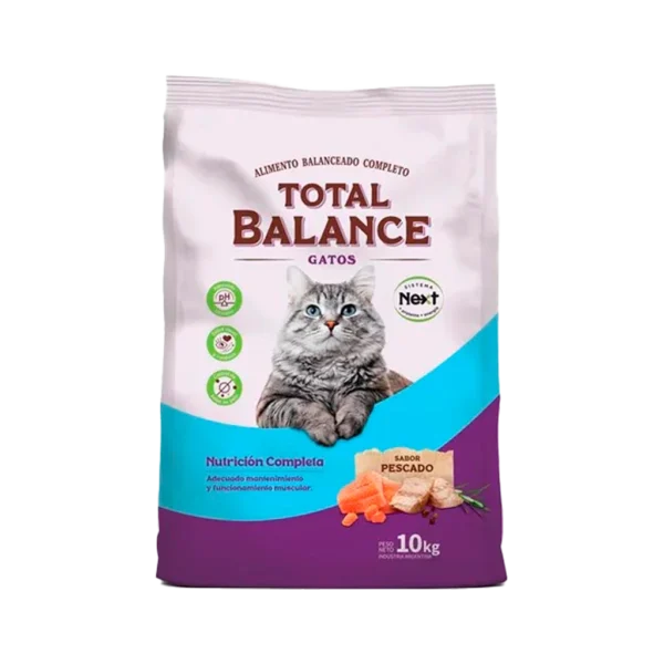 TOTAL BALANCE GATO ADULTO SABOR PESCADO 10KG